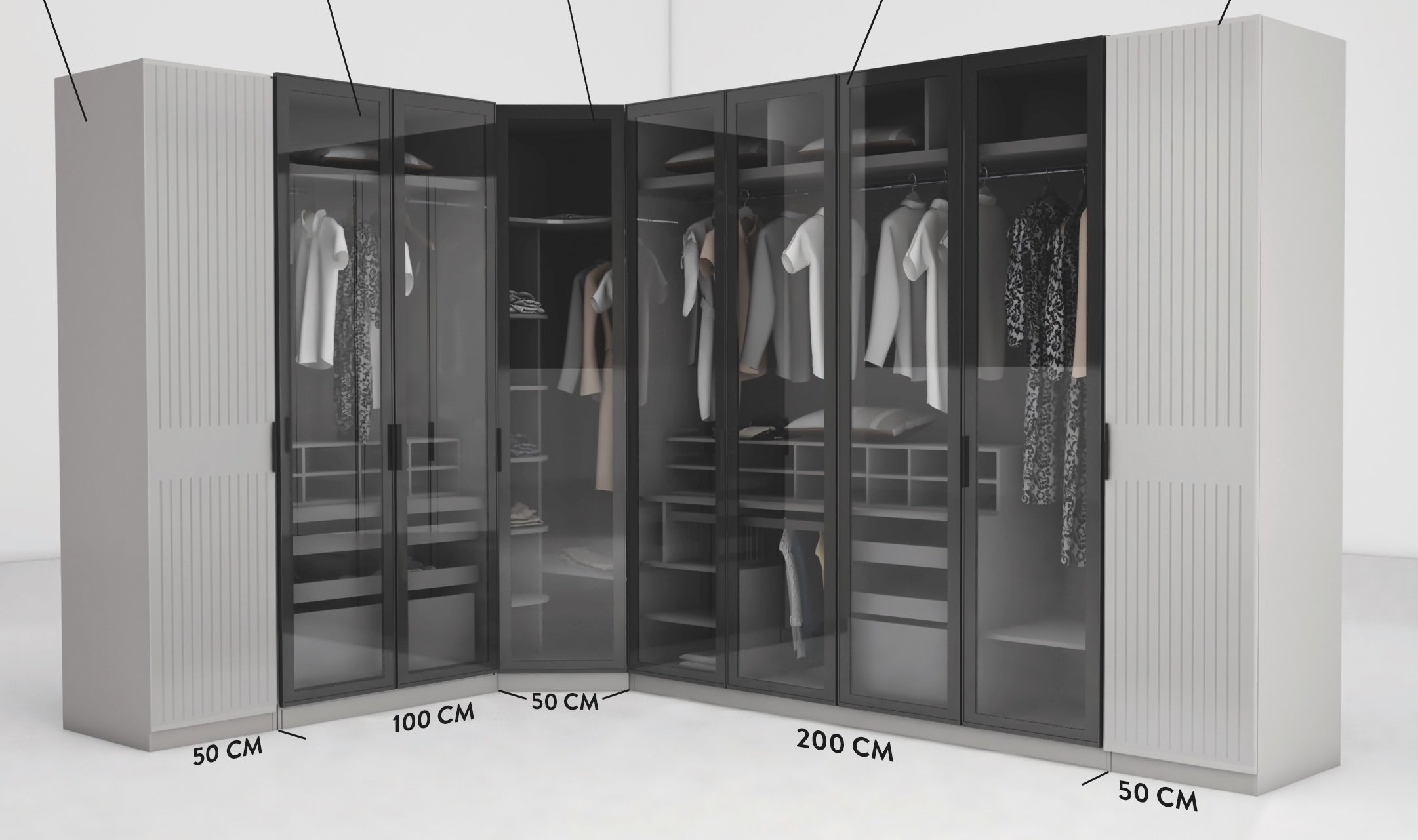 Dulap Ducale 2 usi, 100 cm