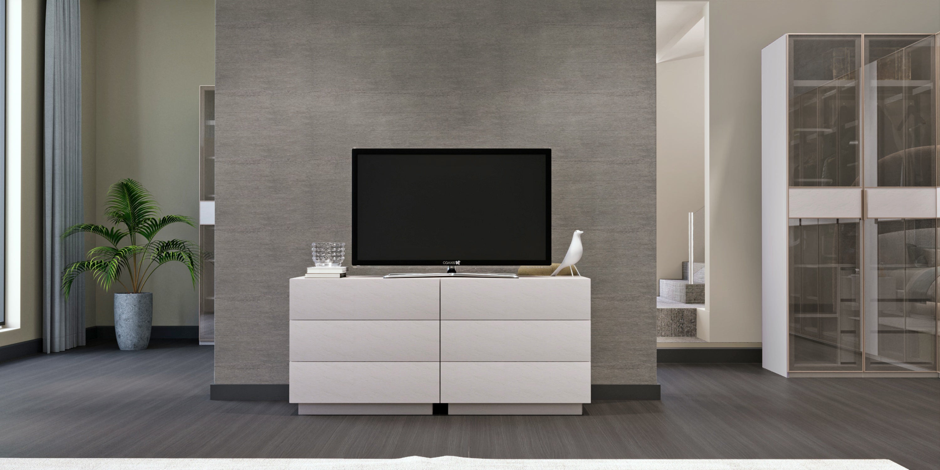 Comodă lungă cu sertare Savoy Alpin