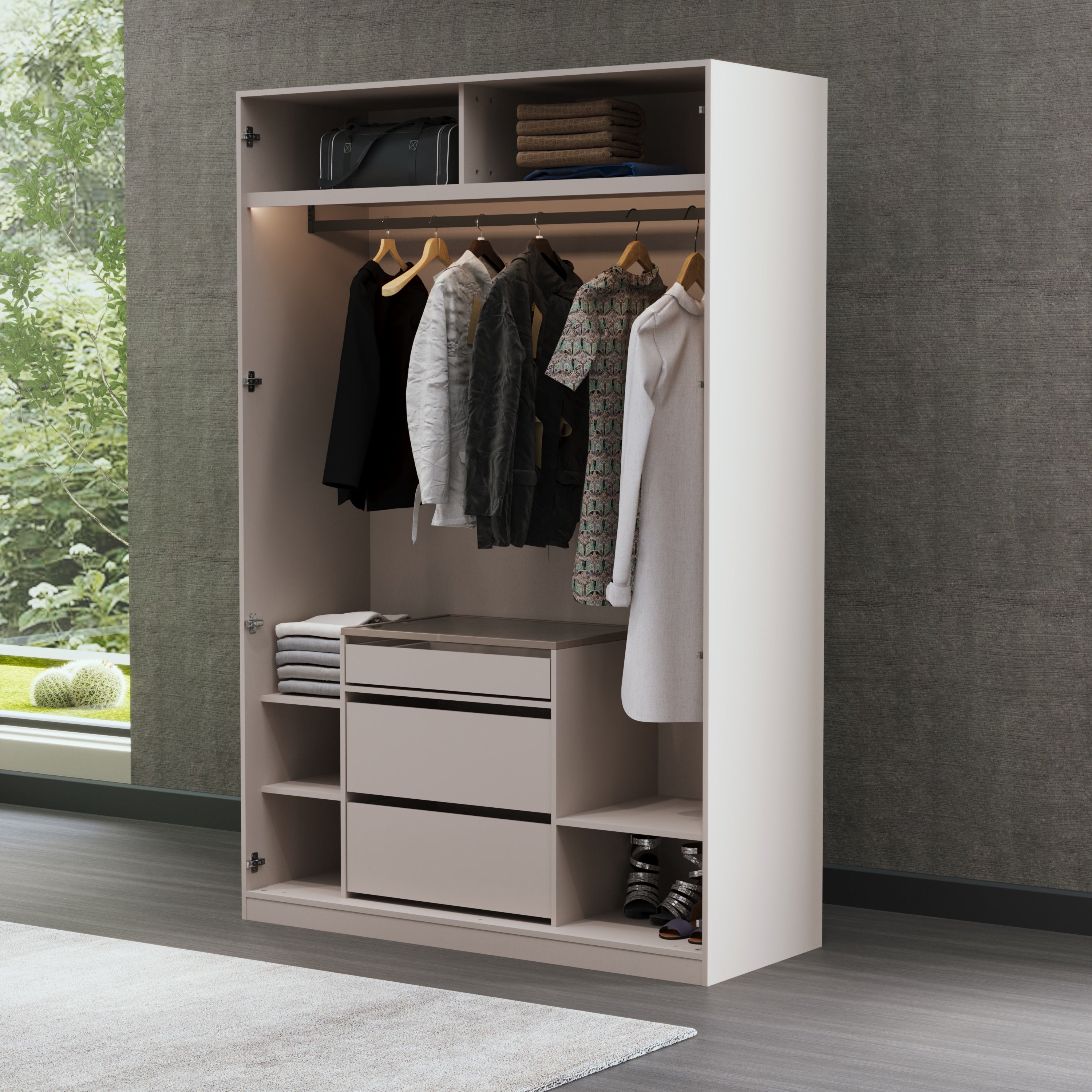 Dulap Savoy Alpin 3 usi, 150 cm