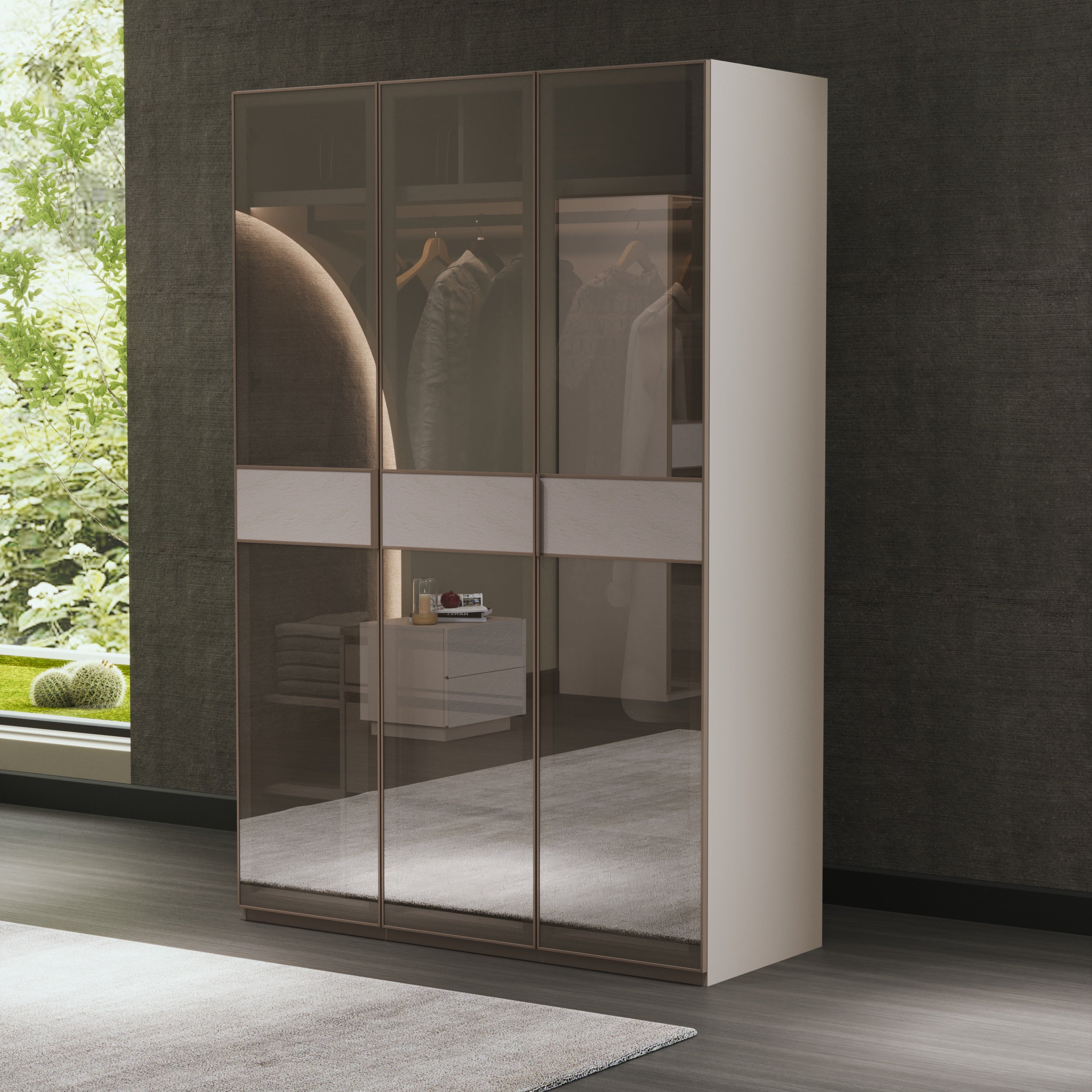 Dulap Savoy Alpin 3 usi, 150 cm