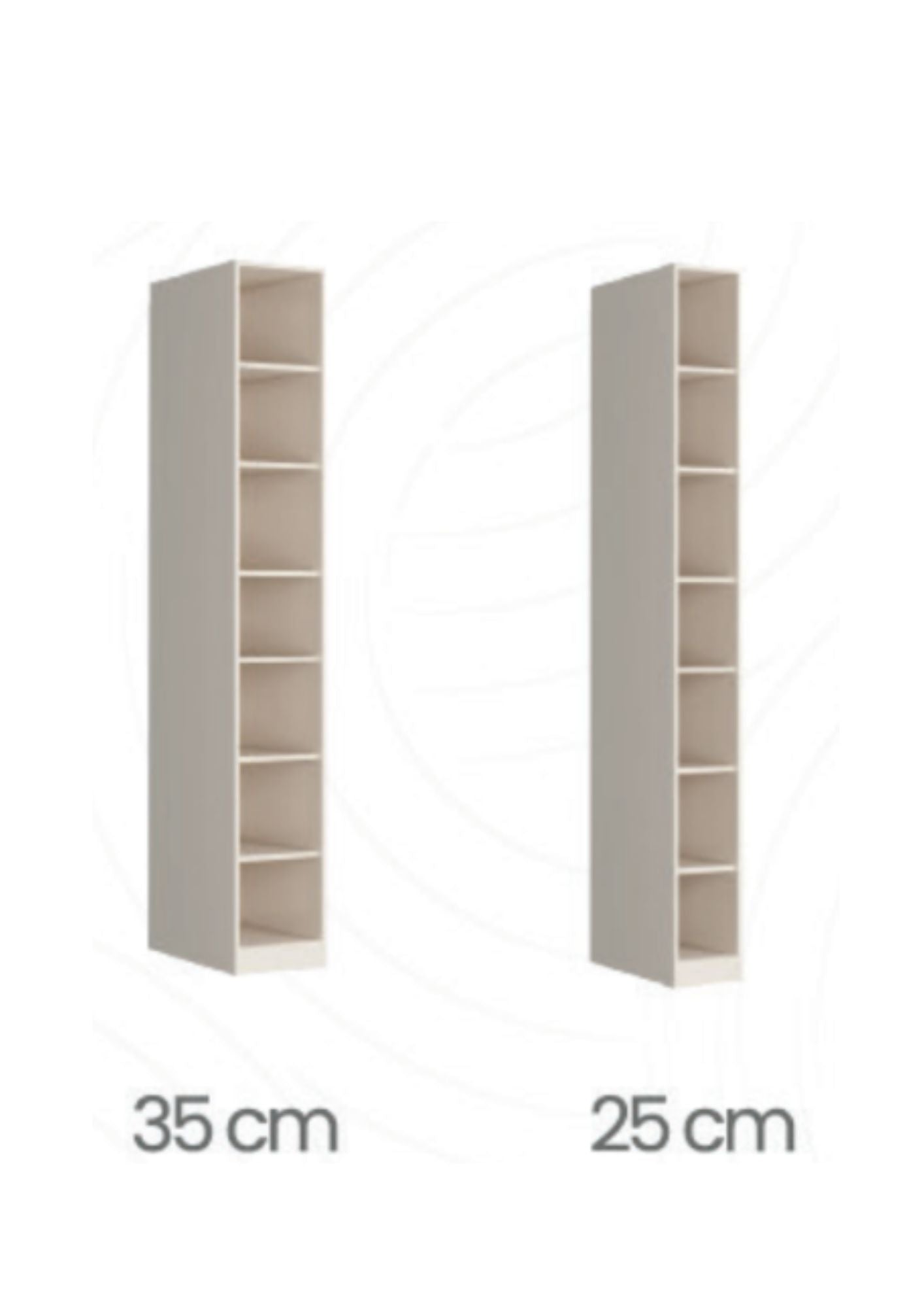 Modul etajera Vegas dulap rafturi 25/35 cm
