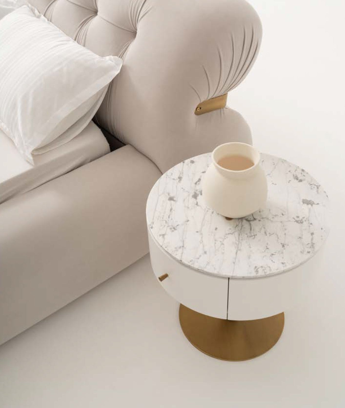 Noptieră rotunda LuxTop