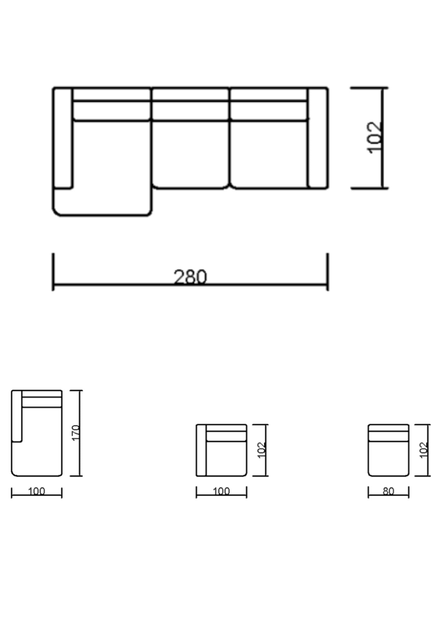 Coltar Relax Bahamas cu extindere electrica