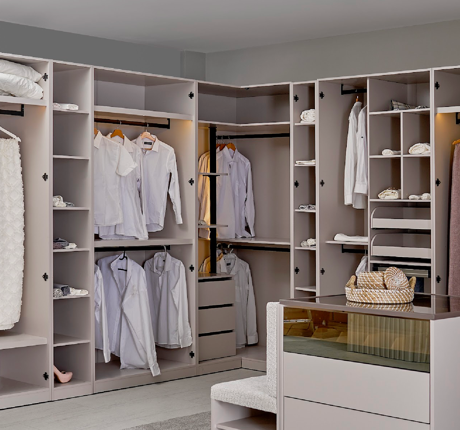 Dulap de colț Savoy Alpin