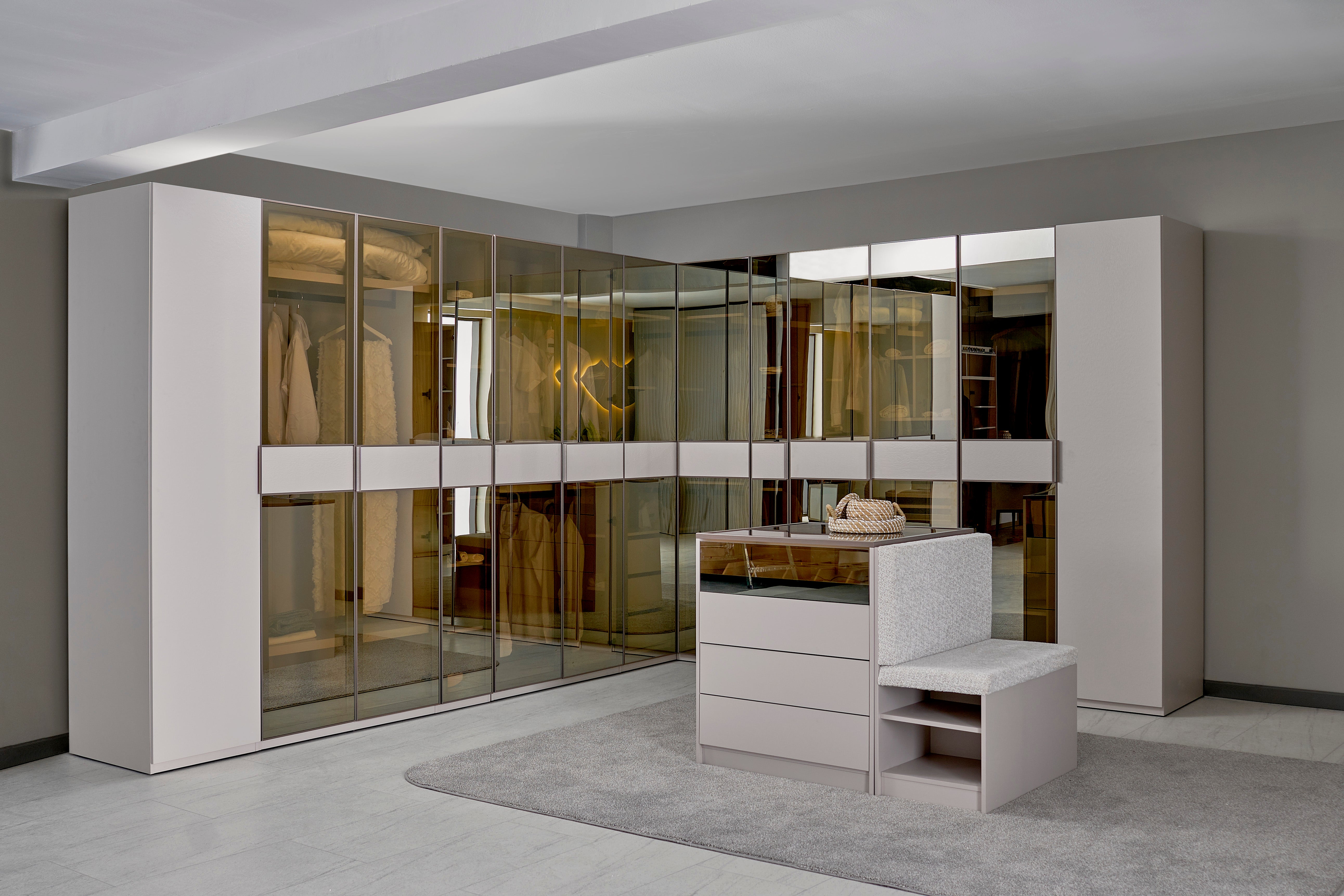 Consolă centrala Savoy Alpin cu 8 sertare