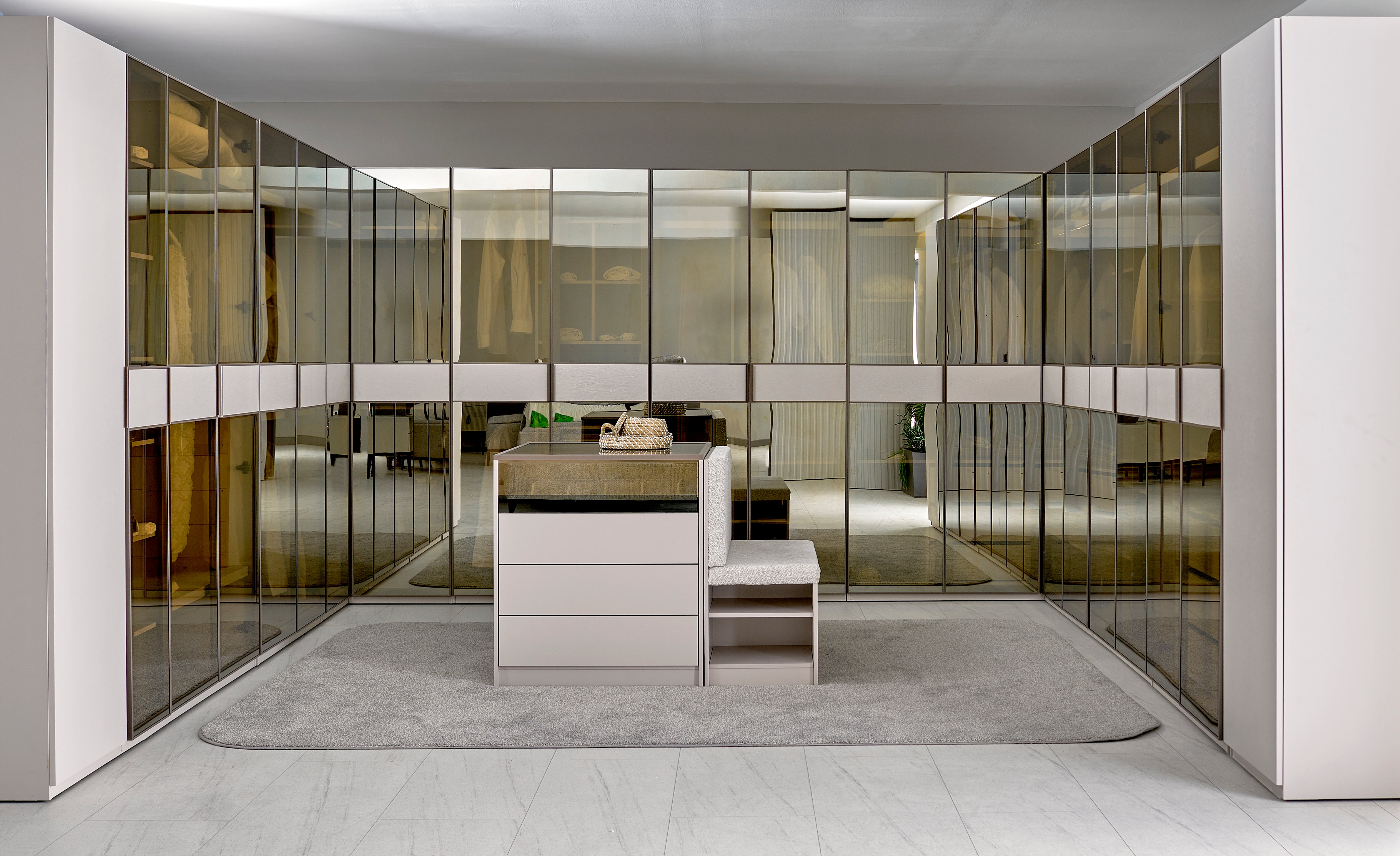 Consolă centrala Savoy Alpin cu 8 sertare