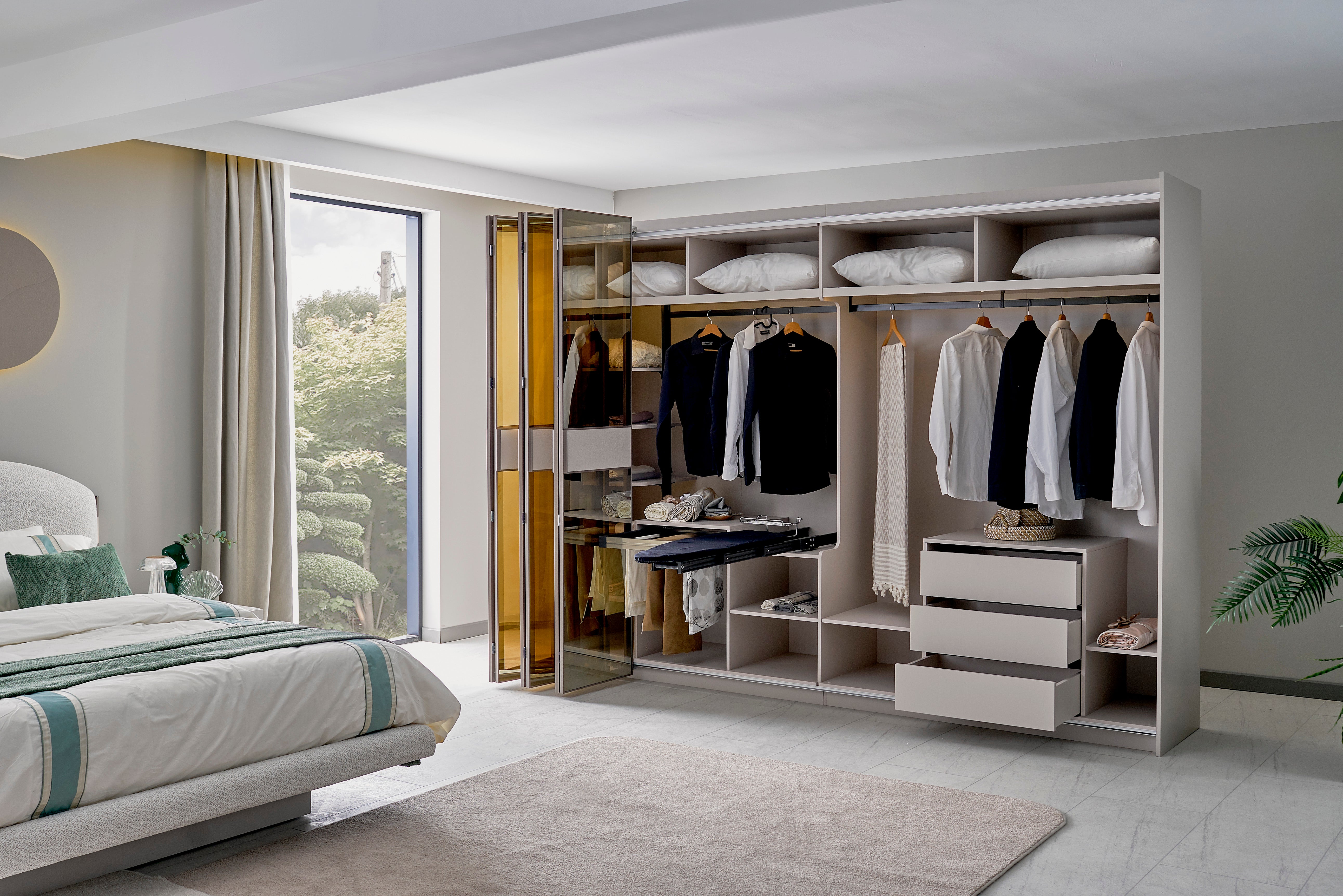 Dulap Savoy Alpin 6 usi, 300 cm