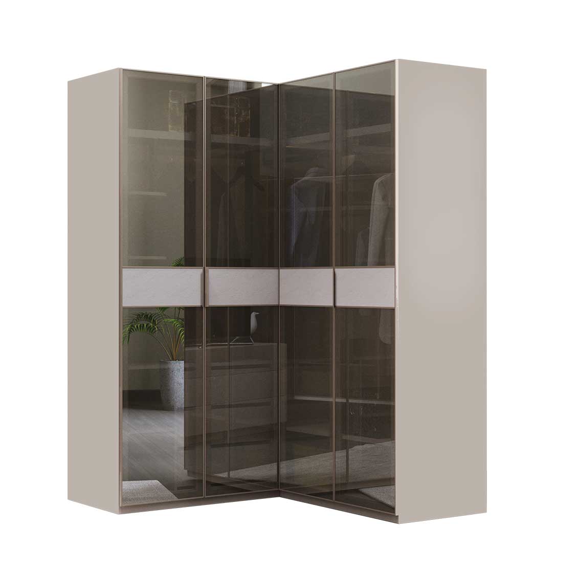 Dulap de colț Savoy Alpin