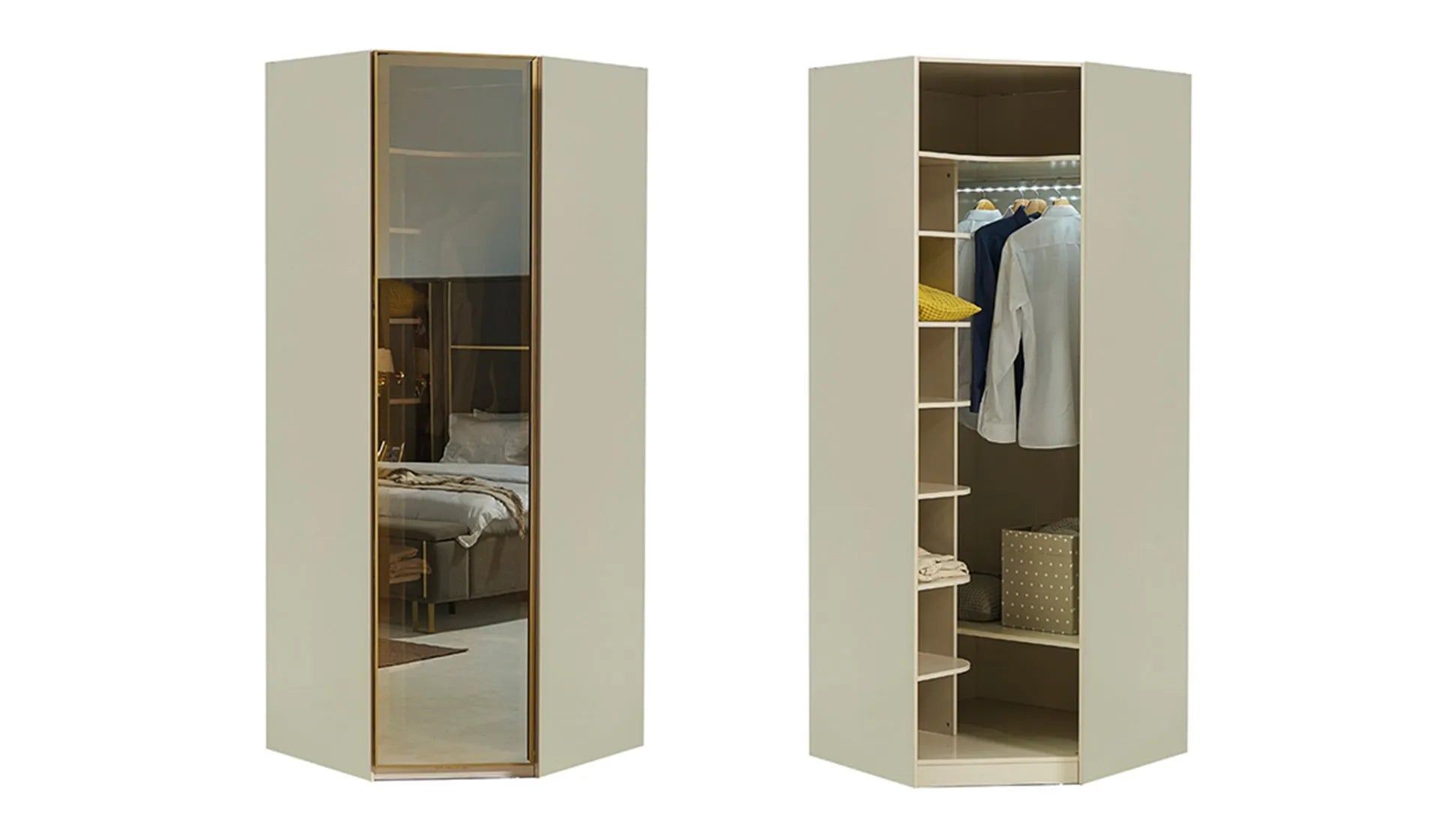 Dulap de colț Vegas, 100 cm