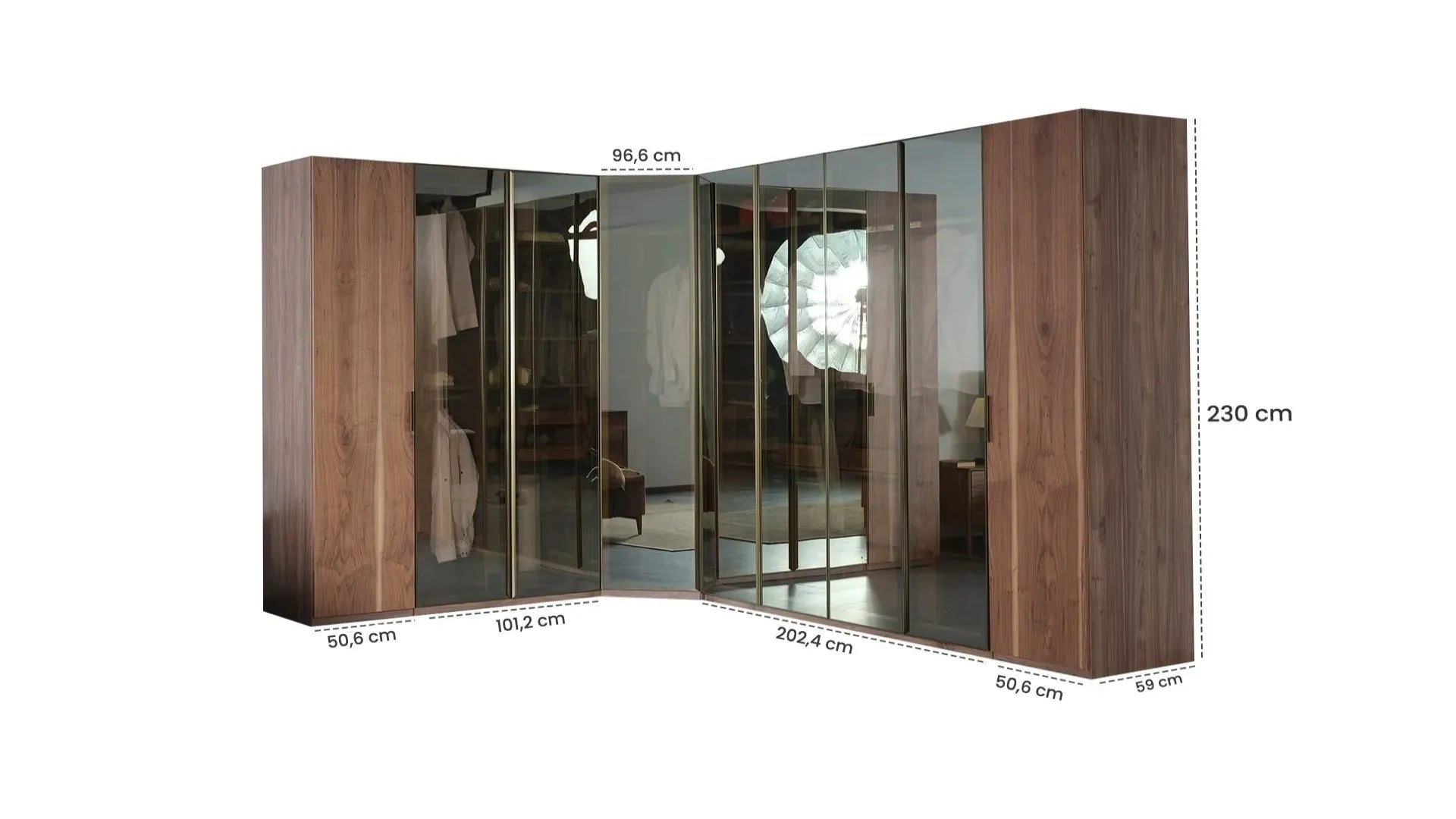 Dulap modular Bergamo