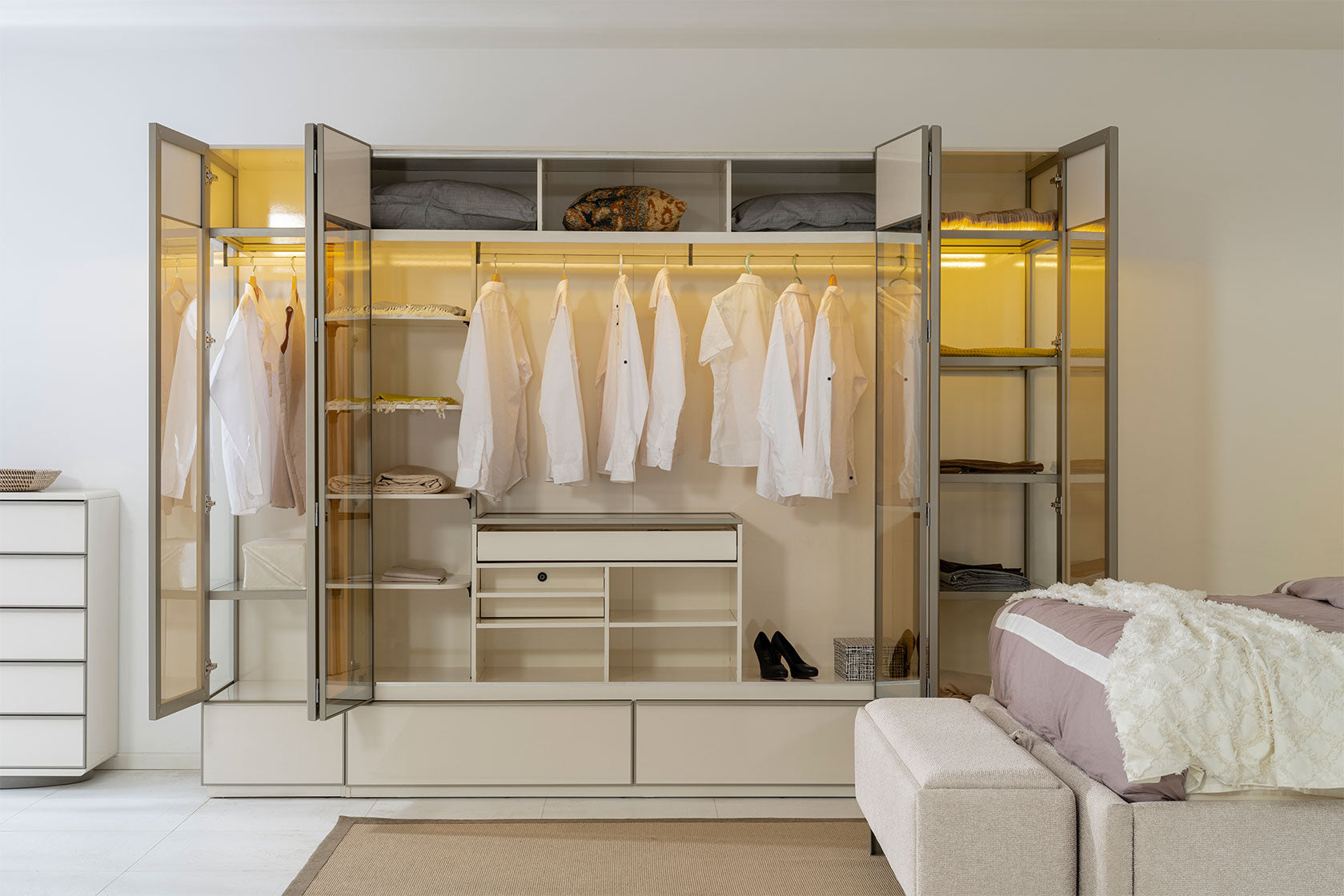 Dulap Dallas 4 usi, 200 cm