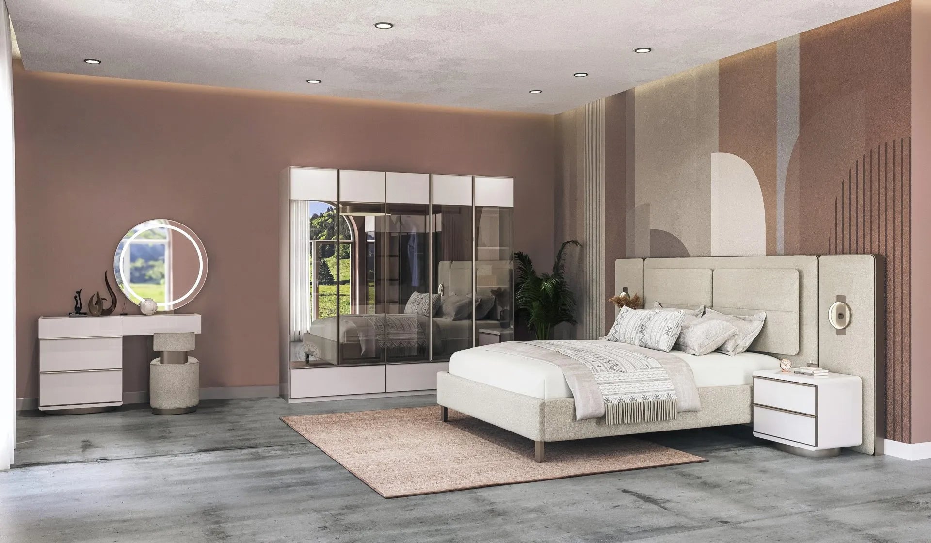 Dulap Dallas 4 usi, 200 cm