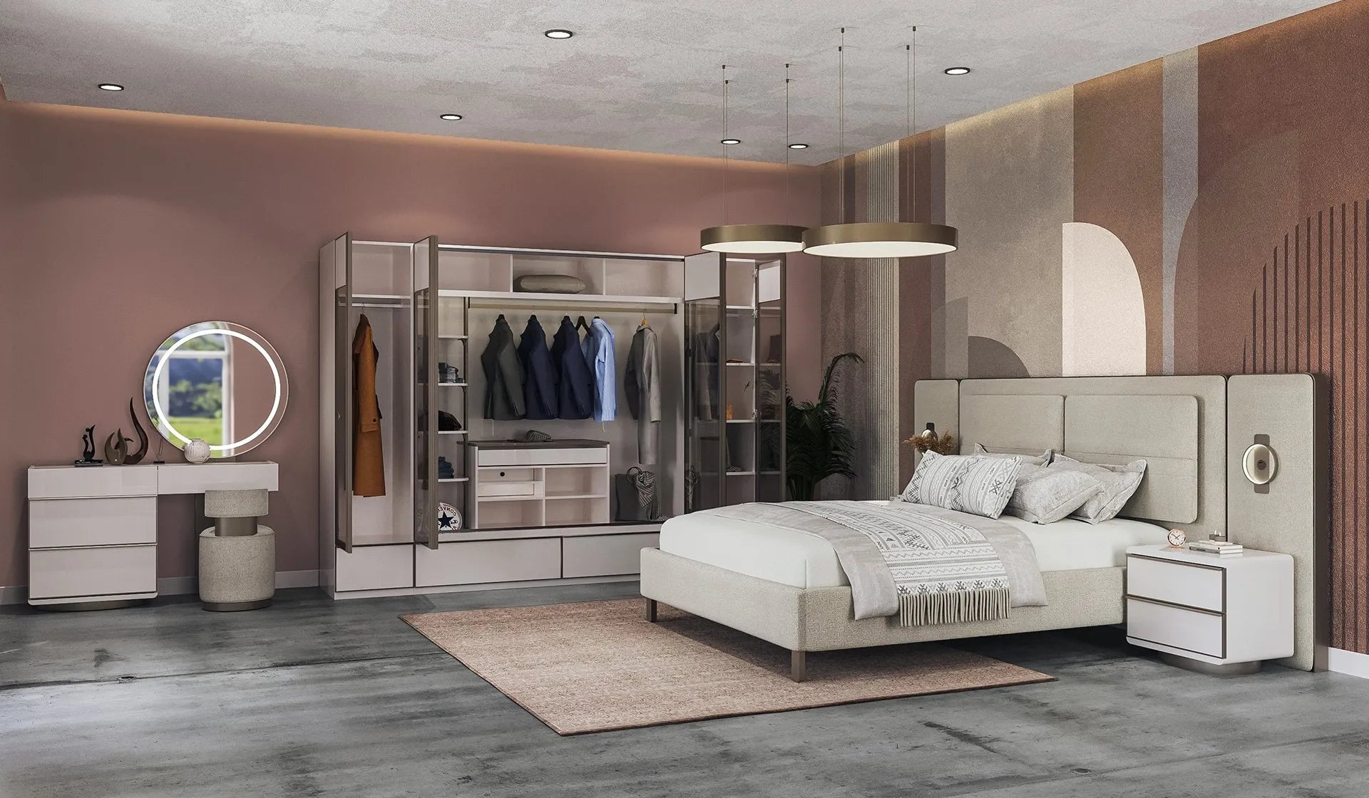 Dulap Dallas 4 usi, 200 cm