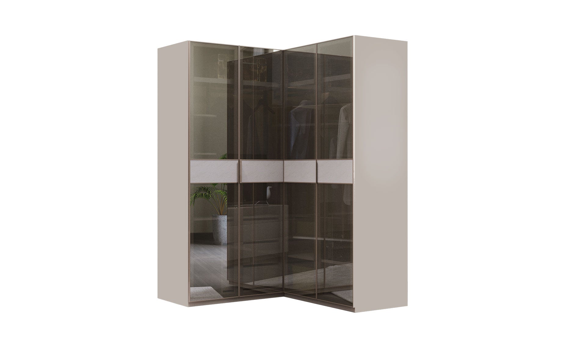 Dulap Modular Savoy Alpin - 3m (6 uși)