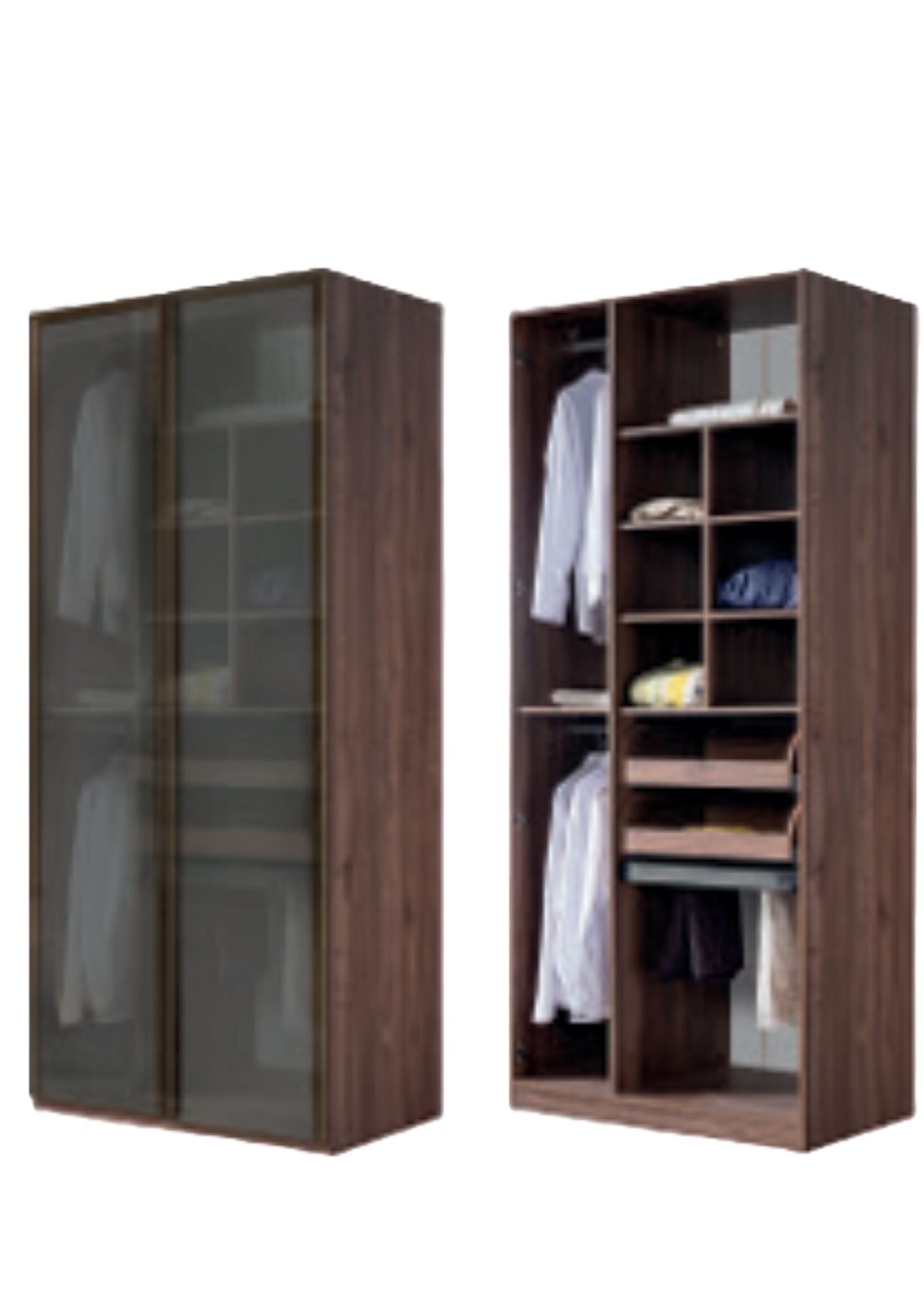 Dulap Bergamo 2 usi, 100 cm