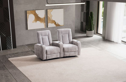 Doua fotolii Recliner Cuba, cu consola brat