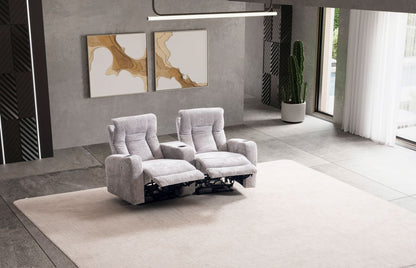 Doua fotolii Recliner Cuba, cu consola brat